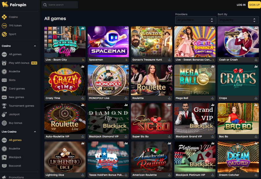 Fairspin-casino-all-games