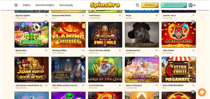 SpinsBro Casino online slots